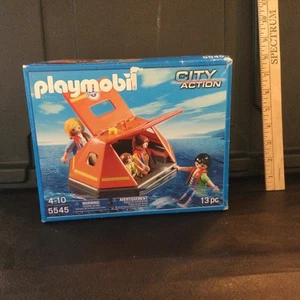 NIB Playmobil City Action 5545 Life Raft 13pc - Picture 1 of 2