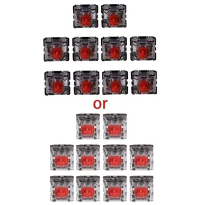 Smooth Linear Switch Red Switches for Mechanical Keyboard DIY Customized 10PCS - Afbeelding 1 van 8