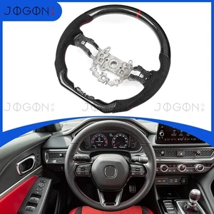 Steering Wheel Customized For Acura Integra Type S Base 2023+ Alcantara Leather - Picture 1 of 19