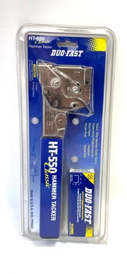 Duo-Fast HT-550 Classic Hammertacker Tacker mit 1 Karton Heftklammern - Bild 1 von 2