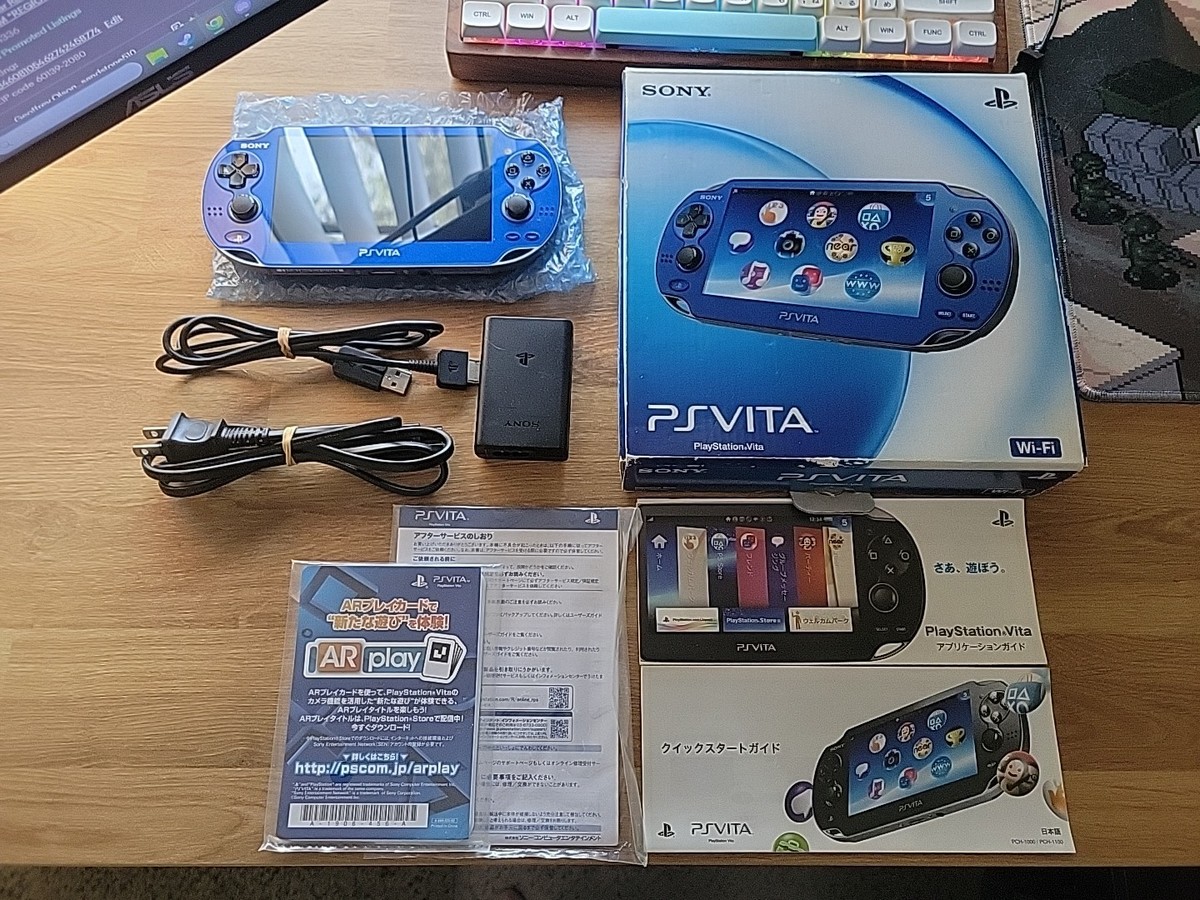 Sony PS Vita - PCH-1000 Blue Video Game Consoles for sale - eBay Sony PS Vita - PCH-1000 Blue Video Game Consoles for sale - eBay