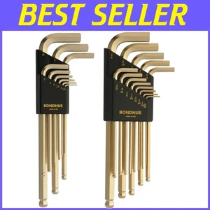 GoldGuard Plated L-Wrench Set, Ball End, Double Pack - Picture 1 of 9