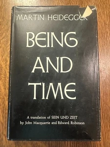 Being and Time Heidegger HC DJ 1962 Metaphysics Philosophy Psychology Theology - Picture 1 of 11
