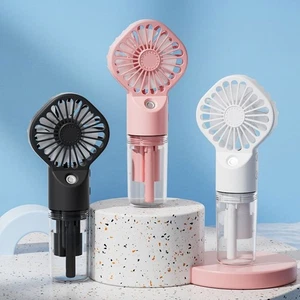 Wiederaufladbarer tragbarer Nebelventilator mit Spray für Outdoor Reisen und Sp - Photo 1/15