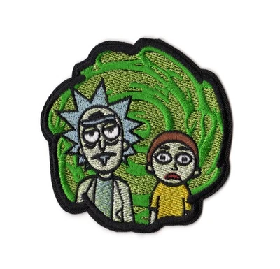 Rick And Morty Patch | Justin Roiland American Animated Adult Swim TV Show Logo - Image 1 of 2