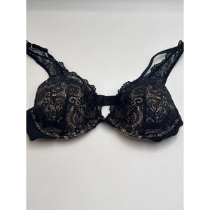 ThirdLove 24/7 Plunge-BH mit Spitze Kontur 36B1/2 beige/schwarz Spitze Bügel - Bild 1 von 7