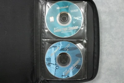Vintage Microsoft Flight Simulator 2000 Pro + 2002 + Combat Flight PC CD-ROM Lot - Image 1 of 4