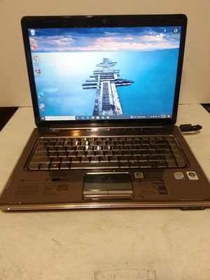 hp pavilion dv5 laptop Intel 15"core 2 duo,4ram,250gig Hdd Windows 10 Pro - Image 1 of 4