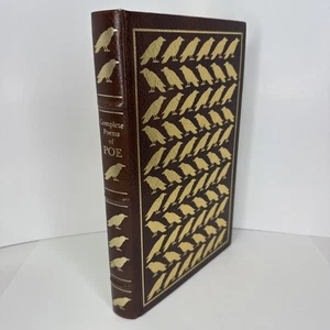 COMPLETE POEMS - EDGAR ALLAN POE - Easton Press Leather - 1971 - RARE - Picture 1 of 23