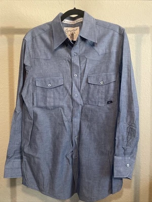 Coastal Long Sleeve Button Up Shirt Size M Caaual - Image 1 of 4