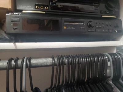 Gravador Sony MDS-JE510 MiniDisc - Preto - Imagem 1 de 2