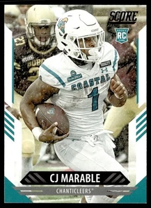 2021 Score CJ Marable Rookie Coastal Carolina Chanticleers #398 - Picture 1 of 2