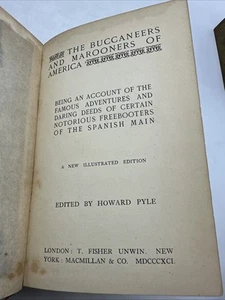 The Buccaneers and Marooners of America 1891 H Pyle - Illustrated HB 36 - Picture 1 of 15