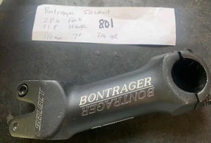 Vástago de 7 grados Bontrager Select 110 mm NOS, 28,6, 31,8 mm #801 - Imagen 1 de 4
