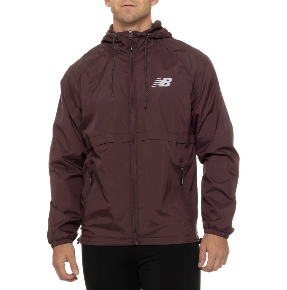 Chaqueta forrada de malla New Balance Cire con capucha para hombre Foto 1 de 2