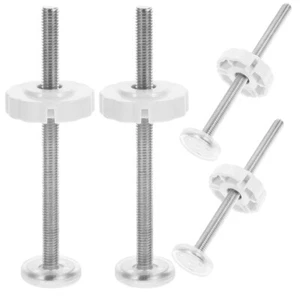 4 Pcs Babygitter Für Türen Beschläge Babytore Kinderschutzgitter Ersatzbolzen - Picture 1 of 12