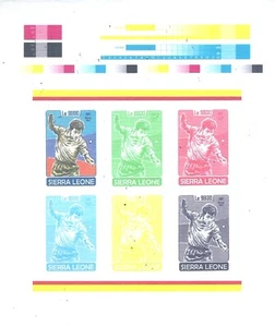 Sport Table Tennis Ping Pong Zhang Jike China Imperf Proof MNH - Picture 1 of 1