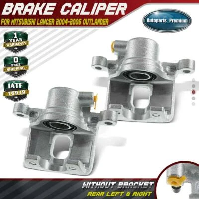 Pair Rear Disc Brake Caliper for Mitsubishi Lancer 2004-2006 Outlander 2005-2006 - Image 1 of 4