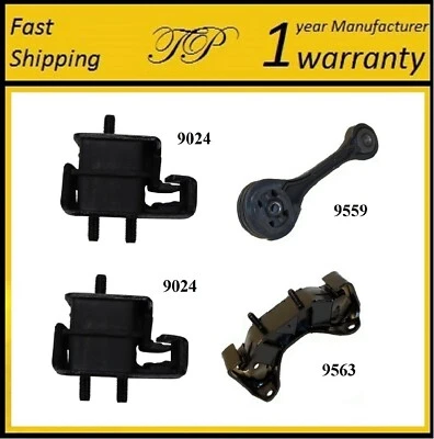 4 PÇS MOTOR E MONTAGEM TRANS PARA 2016-2017 SUBARU CROSSTREK 2.0L - MANUAL TRANS - Imagem 1 de 4