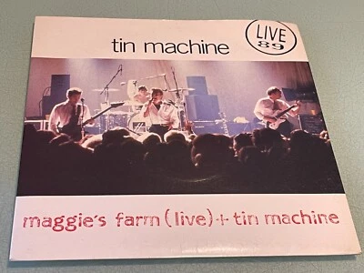 Tin Machine - Maggie's Farm (Live) - Vinyl Record 7" Single - 1989 David Bowie - Image 1 of 4