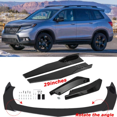 For Honda Passport/ Front Rear Bumper Lip Spoiler Splitter Body Kit Side Skirt Foto 1 de 4