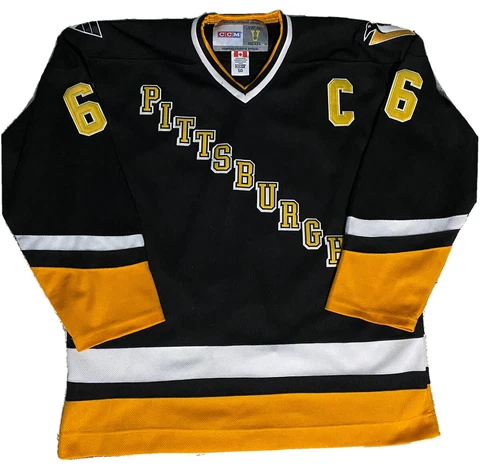 Mario Lemieux Pittsburgh Penguins Jersey - CCM Vintage - Alternate/Reverse Retro Cover