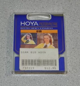 HOYA - 55mm 81B Lens Filter with Box - Picture 1 of 2