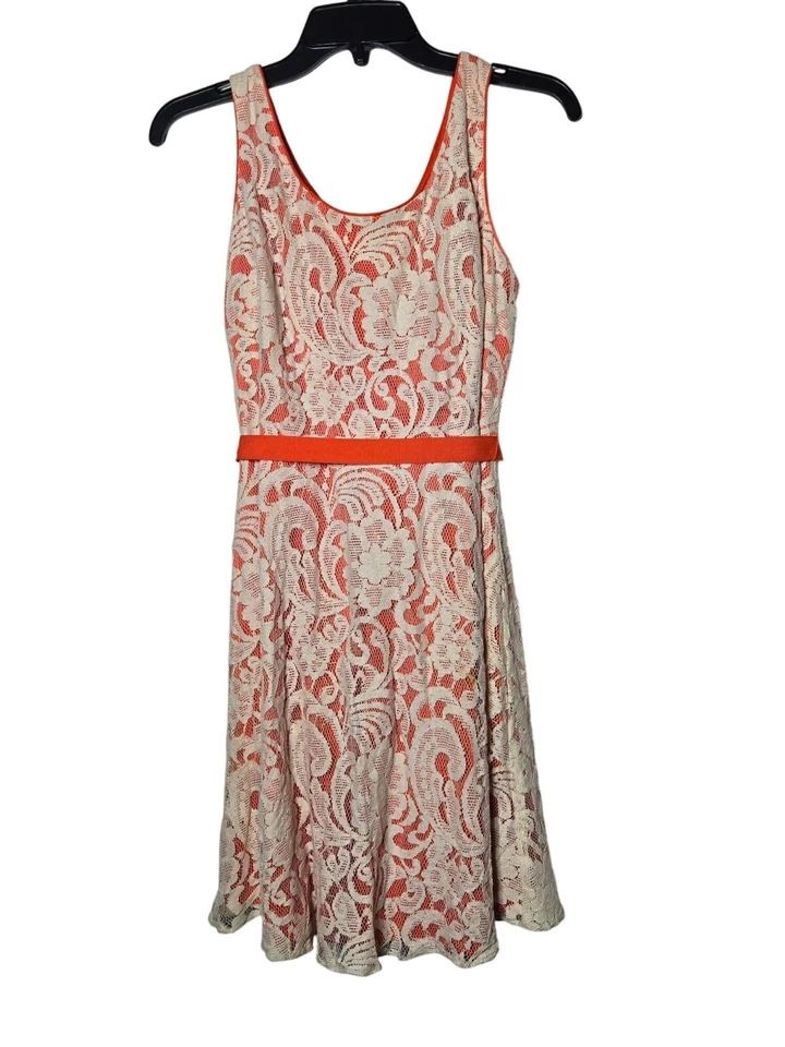 Dressbarn Womens Lace Sleeveless Dress Size 12 P Petite Easter Spring Feminine - Image 1 of 4