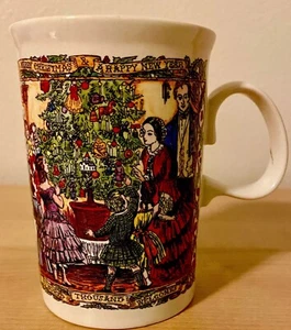 Dunoon Scotland Stoneware Coffee Mug Cup Christmas Party Christmas Cheer Series - Picture 1 of 10