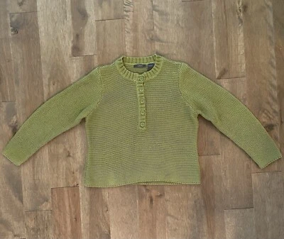 Suéter Vintage Liz Claiborne Tejido Algodón Verde Talla XL Foto 1 de 4