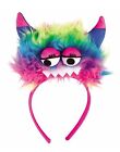 Monster Headband Gloves Furry Rainbow Fancy Dress Halloween Costume Accessory