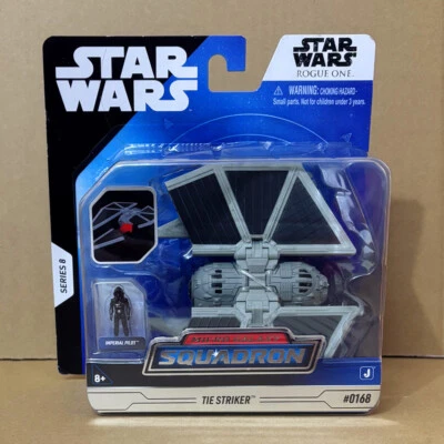 Serie 8 Star Wars Micro Galaxia Escuadrón Tie Strike Piloto Juguete 0168 Jazwares RARO Foto 1 de 2