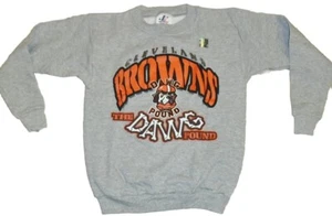 Cleveland Browns Sweatshirt Youth Kids NEW Dawg Pound XL 18-20 / Adult Small - Picture 1 of 4
