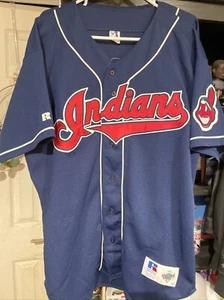 RUSSELL ATHLETIC JIM THOME CLEVELAND INDIANS TRIKOT Größe 48 - Bild 1 von 12