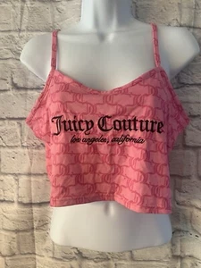 Juicy Couture Soft Pajama Crop Top Lola Pink XL #759 - Picture 1 of 4