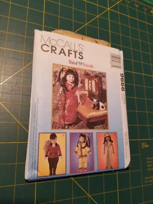 McCall's Crafts Global Friends 9666 - 14" & 18" Dolls - Image 1 of 2