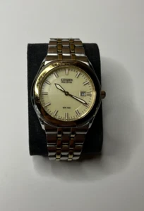 CITIZEN Eco-Drive Stainles Steel E111-S074185 Two Tone. - Picture 1 of 11