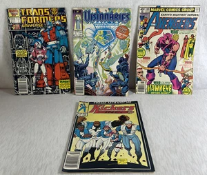Lot Of 4 Vintage Marvel Comics Transformers Visionaries Avengers Kickers Inc.  - Picture 1 of 10