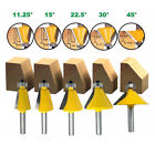 1/4 Zoll Schaft 11,25-45° Fase & Abschrägung Kantenfräser Bit Holzbearbeitung Fräser Werkzeug