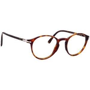 Persol Eyeglasses 3174-V 24 Polished Havana Round Frame Italy 49[]21 145 - Imagen 1 de 6