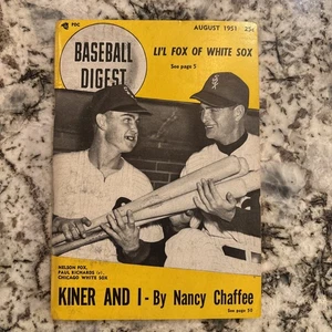 Vintage May 1951 Baseball Digest White Sox Fox and Richards   - Picture 1 of 4