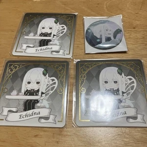 Re:Zero Echidna Tea Scene Can Badge Daiso Seria Collaboration - Picture 1 of 3