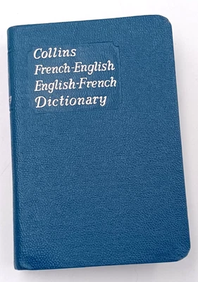 1961 Collins French-English English-French Pocket dictionary softcover - Image 1 of 4