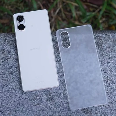 Para Sony Xperia 5 V Suave Mate Goma Rígida Carcasa Trasera Cubierta Foto 1 de 4