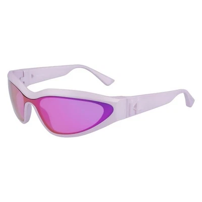 Karl Lagerfeld Women's Shield Cat-Eye 69mm Sunglasses Metallic Lilac KL6128S-516 - Изображение 1 из 3