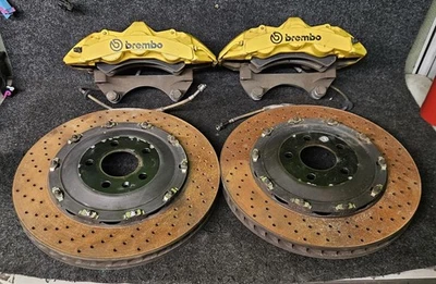 Brembo GT Brake Kit Front 380mm 2 PC Drilled 6 Piston (YELLOW)  - Image 1 of 4