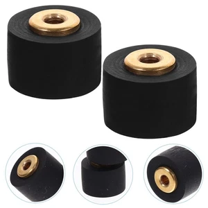 2 Pcs Recorder Machine Pinch Roller Cassette Rollers Repair Heavy Duty Pulley - Picture 1 of 12