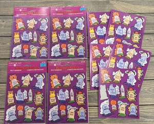 Vintage Halloween Stickers 4 Sheets per Pack By Forget Me Not - Picture 1 of 8