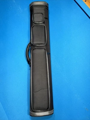 Estuche para tacos de billar negro y gris 3x5 con correas para mochila Foto 1 de 4