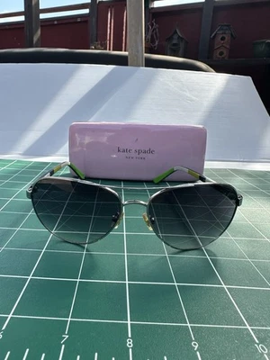 Gafas de sol Kate Spade Blossom 0YB7 Y7 58-14-135 aviador plateadas Foto 1 de 4